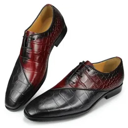 Orijinal Deri Oxford Sıradan Ayakkabı Erkek İtalya Tasarımcı Ayakkabı Lüks İnek Deri Ayakkabı Parti Elbise Ayakkabı Klasik Resmi El Yapımı