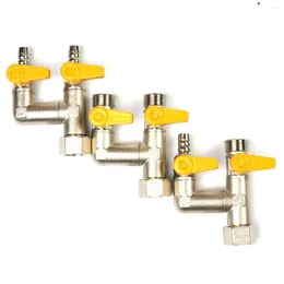 Garden Decorations DN15 H Type Shape Natural Gas Valve Water Ball Rotatable Interface Combinations Home