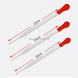 20pcs/pack Glass Pasteur Pipettes With Rubber Head Transfer Dropper Cover Borosilicate Dropping Tube Pyrex Pipette Filler