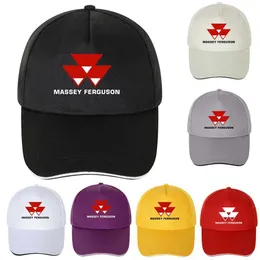 Snapbacks Massey Ferguson Cotton Sun Helmet Baseball Caps Summer Regulowane męskie kobiety na zewnątrz ciągnik Snapback Hats Cover P230512