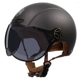 Motorcycle Helmets HNJ Helmet Open Face Casco Capacete Men And Women Four Seasons General Half Motorbiker Scooter Riding