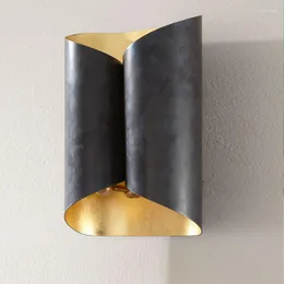 Lampa ścienna nowoczesna kryształowa czarna kinkiet łazienka próżność niebieskie świece na zewnątrz lampy oświetleniowe zabytkowe style