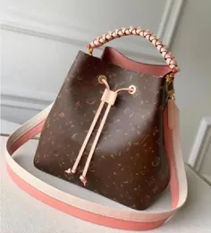 Neonoe Designer Torby na ramię torebki torebki Crossbody Torba sznurka n40344 Moda torebka zakupowa nr pudełko 10a jakość z workiem na kurz brązowy kwiat