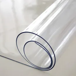 Tovaglia Tovaglia in vetro morbido Tovaglia impermeabile e resistente all'olio Rotonda per cucina Copertura protettiva trasparente