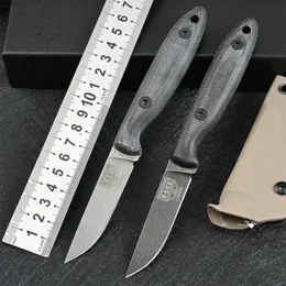 ESEE DC53 Knife Linen Handle Fixed Blade Tactical Survival Knives Hunting Outdoor EDC Tools Pocket Camping Knife With Sheath 110