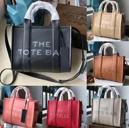 Deri tote çanta marc bayan el çantası debossed imzalı marka kılıfları çantalar omuz crossbody colorblock çantalar tuval büyük cüzdanlar jobobs