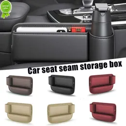 Car Multifunction Seat Gap Storage Bag For Car Seat Gap Filler With Phone Cup Holder PU Leather Car Interior Crevice Organizers Box