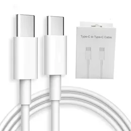 1m 3ft 2m 6ft USB C till typ C till L -kablar PD Snabbladdningskabel för Samsung Data Charging Cord Högkvalitativ telefonladdare med detaljhandelslåda med detaljhandeln