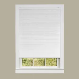 Achim honungskaka inomhus trådlös vit polyesterljusfiltreringsfönster cellulär skugga, 64 l x 33 w