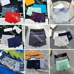 Mans Luxury Underpants Designer Fashion Brand Printed Sexy Instrlear Modal Classic Men Men Quick Drying Boxers