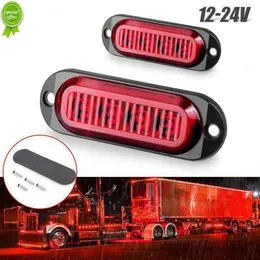 Yeni 2pcs sarı LED yan işaretleyici boşluğu hafif turuncu lamba göstergesi 12V-24V kamyon römorku karavanları yedek aksesuarlar