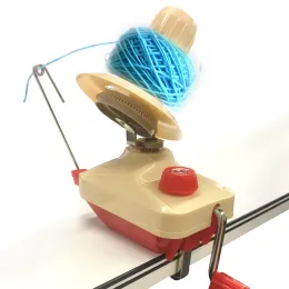 ファイバーウールワインダーマシン縫製アクセサリーストリングボールハンド操作糸ワインダーマニュアルハンドヘルドDIY