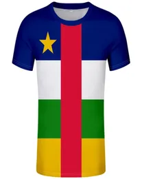 CENTROAFRICANO hombre joven camiseta logo personalizado nombre número caf camiseta nación bandera centrafricaine francés estampado po clothing7699094