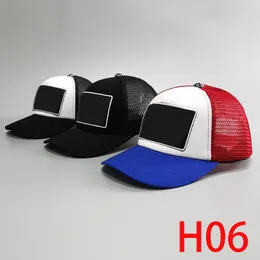 H06 Summer Fashion Brand Hip Hop Hat CH White Leather Crote Crote Red Baseball Cap Casual Wersatile Cro Cap
