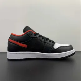 Designer schoenen 1S Lage basketbalschoenen Black Fire Red White 1 Royal Toe Mens Dames Sneakers Outdoor Jogging Sports 36-46