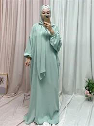 Ethnic Clothing Ramadan One Piece Muslim Prayer Garment Women Hijab Abaya Jilbab Maxi Dress Khimar Burqa Islamic Overhead Arab Robe