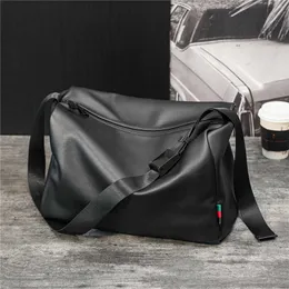 Trend large capacity Single Shoulder Bag Messenger Bag Fashion Leisure horizontal men's bag short distance travel bag back difference bag 230515