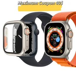 49mm Smart Watch Watchs för Apple Watch Ultra 8 Series Smartwatch 1.99 "Skärm blandad färgband multifunktionellt smart iwatch -skyddsfodral