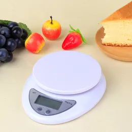 100pcs 5000g /1g 5kg gıda diyeti Posta Mutfak Ölçekleri Dijital Ölçek Denge Ağırlığı Led Elektronik Ölçek Arka Işık
