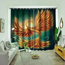 Curtain Art Curtains Personality Customized 3d Bay Window Balcony Thickened Windshield Blackout