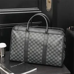 Modische Gitterhandtasche mit großer Kapazität, koreanische Version, Herrentasche, Umhängetasche, modische Fitnesstasche, Reisetasche, Kurzstrecken-Gepäcktasche 230515