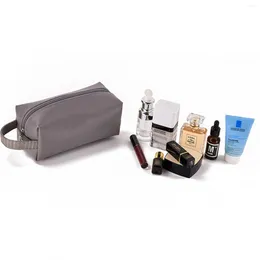 Storage Bags 2023 Fashion PU Cosmetic Makeup Traveling Shopping Lady Woman Girl Handbag Zipper Make Up Bulk Beauty Organizers