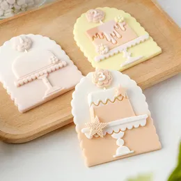 Baking Moulds Cake Fondant Embosser Stamps Biscuit Molds Birthday Party Wedding Dessert Cookie Pastry Flower Digital Decor Press Stamp