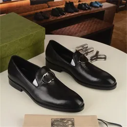 L6 Men's Dress Shoes Fashion Groom Wedding Oxfords Genuine Leather Oxfords Men Men Men Business Disual Laffors حجم كبير 38-45