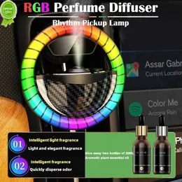 Araba havası spreyi arabaya başla Akıllı sprey kokusu göz kamaştırıcı ses kontrolü ışık ritmi atmosfer hafif araba parfüm rgb inte