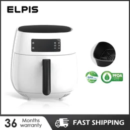 フライヤーエルピススマートエアフライヤー4Lピエカルニクベズオレジュステロワニーサイフローwielofunkcyjna airfryer 1400w 360°温度us peaczenia 80 do 20 do 20