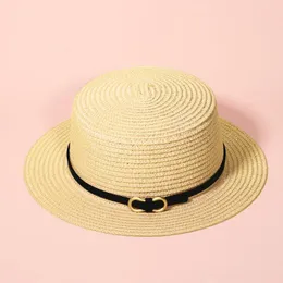 Berets IL KEPS Women's Straw Hat Girl Bucket Sunscreen Fisherman Outdoor French Style Beach CM027