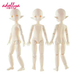 Dolls Adollya 16 BJD Body 30cm 16 Movable Noints Toys for Girl Ball Connected Swivel Elves Naked Girls 230512