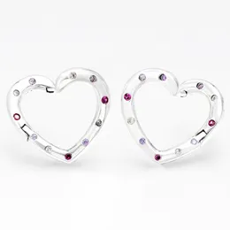 Pandora bright heart earrings hot sale