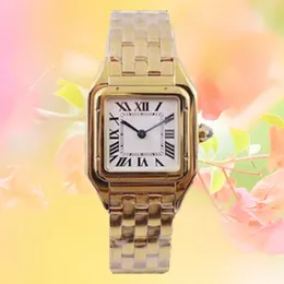Wysokiej jakości zegarek męskie zegarki zegarki złoto ze stali nierdzewnej Diamentowy Diamentowy Pasek Pasek Zegarki Kwarc Ruch Para Miłośnicy