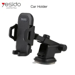 Yesido C23 Universal Car Phone Holder Stand Dashboard Windshield GPS Car Mount Bracket Sucker Mobiltelefon Holder Mobile Support
