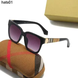 Hochwertige Damen-Luxus-Designer-Burbrerys-Sonnenbrille, übergroße Damen-Sonnenbrille, polarisierte weiße Rahmen, Haltungshülle, Vintage-Gafas de Sol Lentes