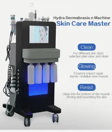 15 in 1 Hydro Microdermabrasion Oxygen Jet Pulizia profonda Rimozione dell'acne Aqua Facials Cura della pelle Pulizia Hydra Dermoabrasione Diamond Peel machine in vendita