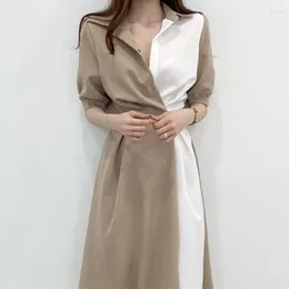 Casual Dresses Midi In Vintage Playa Women Clothes For Woman Boho Dress Sets Urban Korean Dongdaemun 2023 Elegant Gown Harajuku
