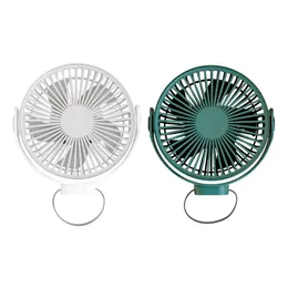 Fans 360 Rotation 7Inch USB Rechargeable 4000mAh Desk Hanging Fan 4 Speed Ceiling Fan for Camping Tent Outdoor School Home