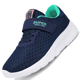 Sneakers Kids Mesh Sneakers Boys Girls Sports Sports Blindable Running Shoes Spring Autumn Leisure Trainings Children Walking Casual 230516