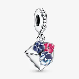 2024 neue 925 Sterling Silber Moments Designer Halsketten Schlüsselbein Anker Kette Halskette Für Frauen DIY Fit Original Pandoras Charms blume Anhänger