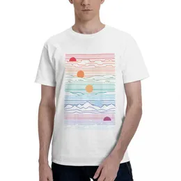 T-shirt da uomo Many Lands Under One Sun Graphic Tee T-shirt basic da uomo a maniche corte T-shirt divertenti P230516