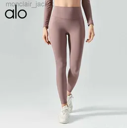 Desginer Leggings de yoga Pantalones de felpa con cintura alta y levantamiento de cadera Pantalones de fitness Pantalones de felpa para correr