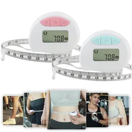 Tape Measures Digital Body Circumference Tape With Self-locking And Retractable Tape Waist Biceps Measurement Drop 230516