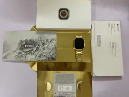 Estuche de TPU para Apple Watch Ultra 8 Series iWatch Relojes de alta calidad Pantalla de lujo de 1.99 pulgadas 49 mm S8 Smarts Relojes Estuches protectores