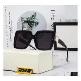 Sunglasses Max Letter Sun Glasses Traveling Sunproof Eyewear Woman Designer Adumbral Girl Polarized Sunglass With Box Drop Delivery Dh5Ti