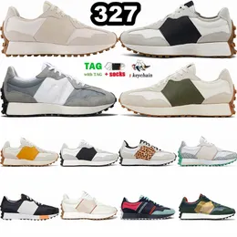 Designer Shoes 327 Mens Womens Plate-forme Sneakers Team Away Grey Sea Salt Turtledove Moonbeam Outerspace Leather Suede Dhgates 327s Trainers