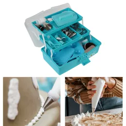 Kuchen Dekorieren Mund Set Backzubehör Sets Backwerkzeuge Kit 236 Stück mit dreischichtiger ztp Faltschachtel Geschenk