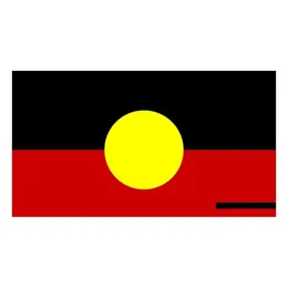 Banner Flags Australian Aboriginal Flag 3Ft X 5Ft Polyester Flying 150X 90Cm Custom Outdoor Drop Delivery Home Garden Festive Party S Dhfck