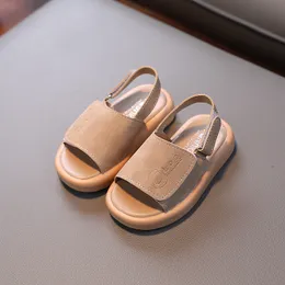 Sandals CAPSELLA Anak anak untuk Laki laki Fashion Sepatu Musim Panas 1 3 6 Tahun Perempuan Terbuka Kaki Matte Pu Kulit 230516